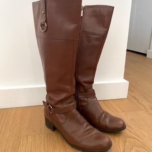 Tall Leather Boots